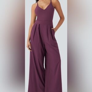 HALARA‎ ELEGANT BURGUNDY WOMEN’S JUMPSUIT SIZE L